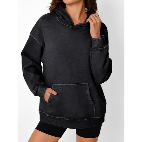 Women Vintage Oversized Pullover Hoodie